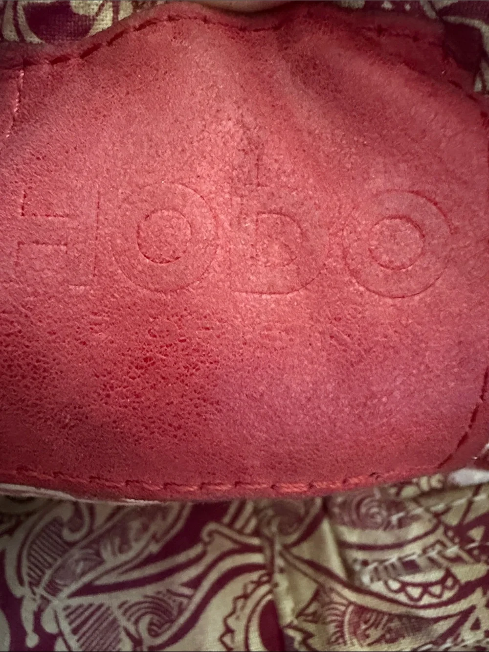 HOBO Tan Leather Crossbody Hobo Bag
